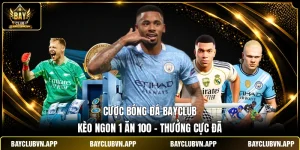 Cược Bóng Đá Bayclub | Kèo Ngon 1 Ăn 100 - Thưởng Cực Đã